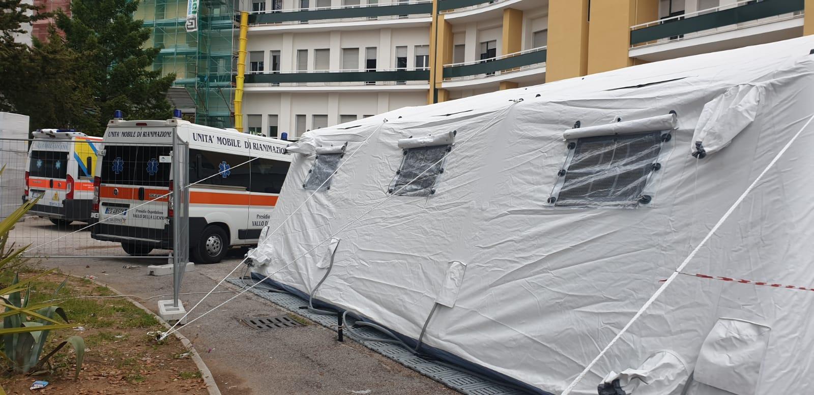 Coronavirus Vallo della Lucania Pre Triage