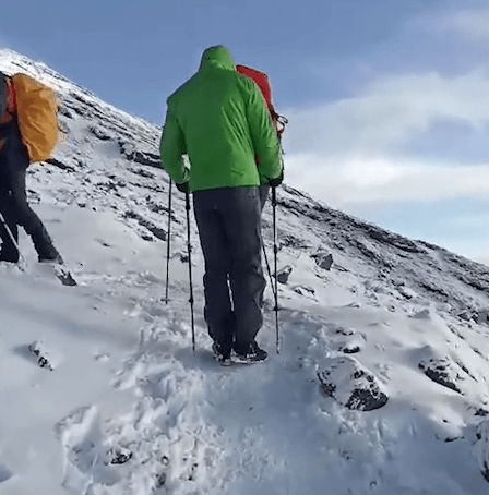 Alessandro Pirotti di Camerota scala il Kilimangiaro