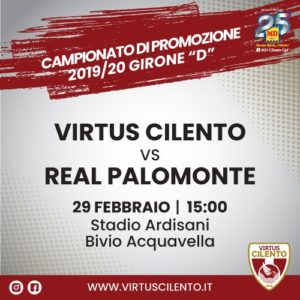 Virtus Cilento vs Palomonte - 29 febbraio 2020
